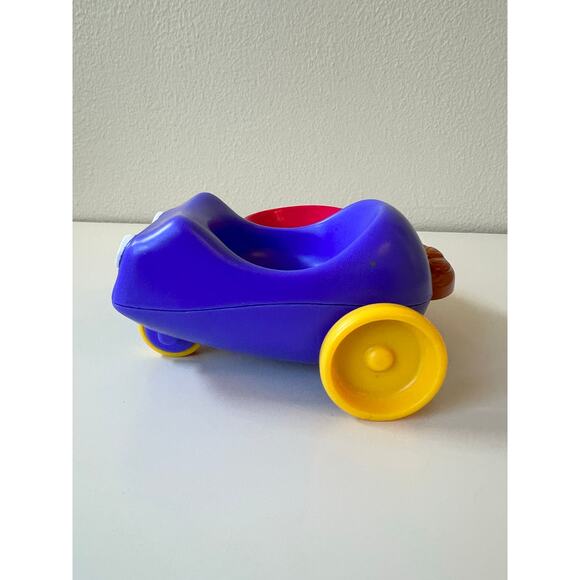 Playskool Hasbro Weebles Wobble Go Cart Side Car 2009 w/Red Park Bench 2003 - Picture 8 of 11
